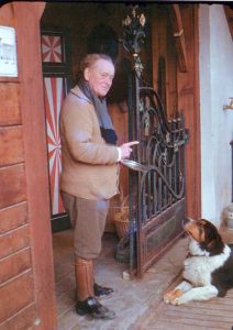 Mengelberg met zijn hond 2